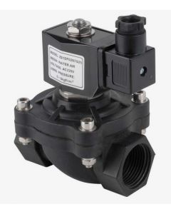 Магнет вентил норм. затворен пластмасов 1" 24V DC (0-8 BAR)