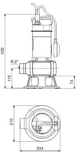 UNILIFT AP35B.50.06.A1V razmeri