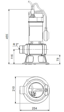 UNILIFT AP50B.50.11.A1 razmeri